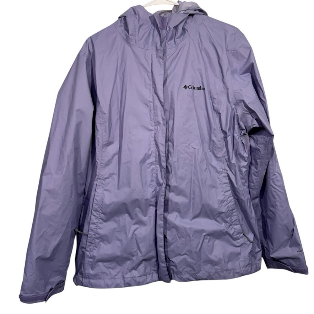Columbia Lilac Omnishield Windbreaker Lightweight Weather Blocking Jacket
